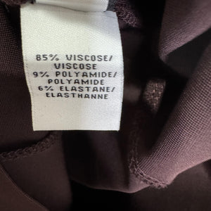 Diane von Furstenberg Dress Womens 8 Purple Sheath Stretch Sleeveless Career
