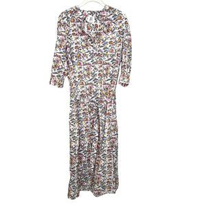 dRA Los Angeles Floral Prairie Maxi Dress in Multi Size Medium Made In India