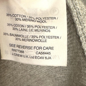 J Crew Sweater Womens Small Open Front Blazer Cardigan Merino Wool Blend Pockets