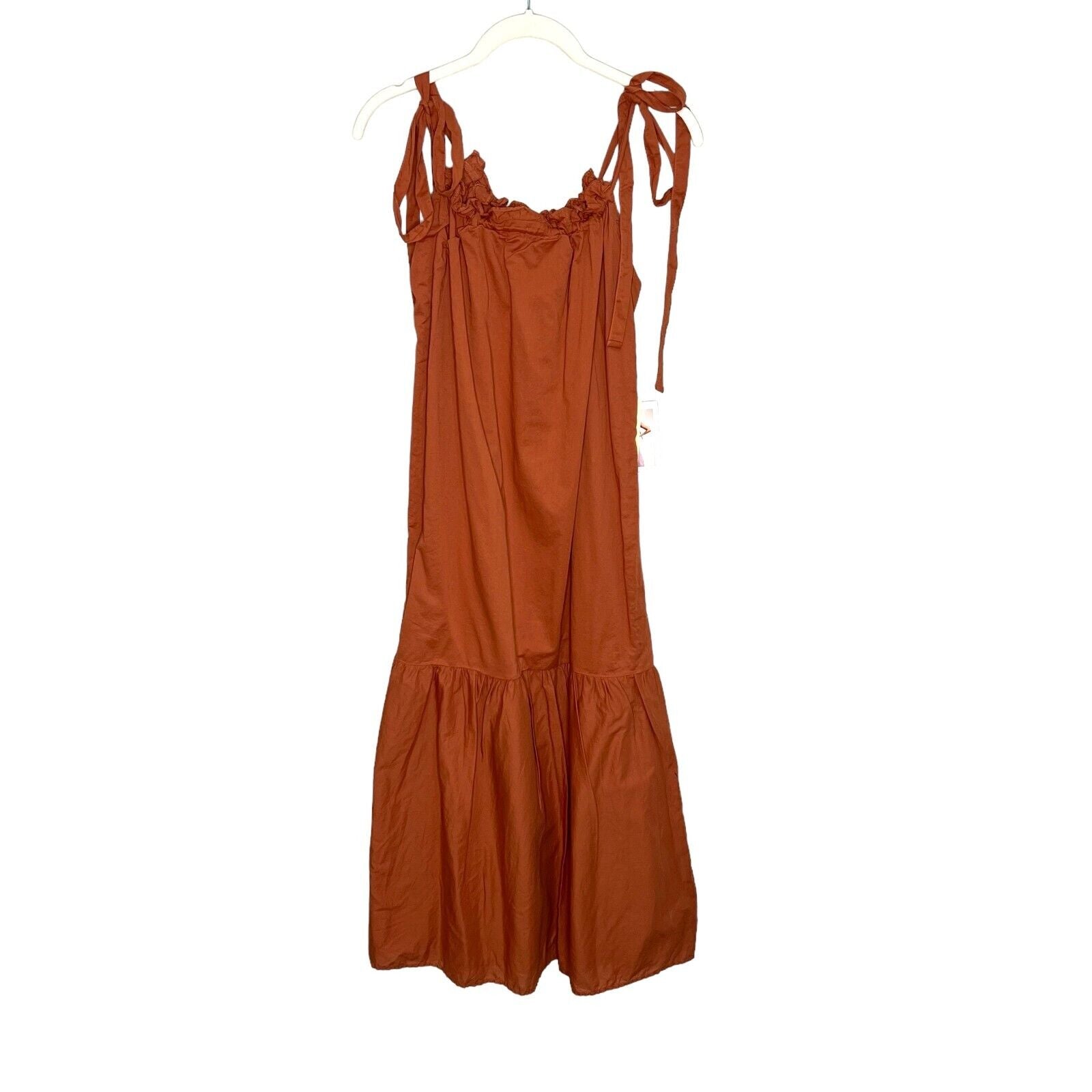 Nation LTD Rust Orange Sequoia Dress Size Medium NEW $220