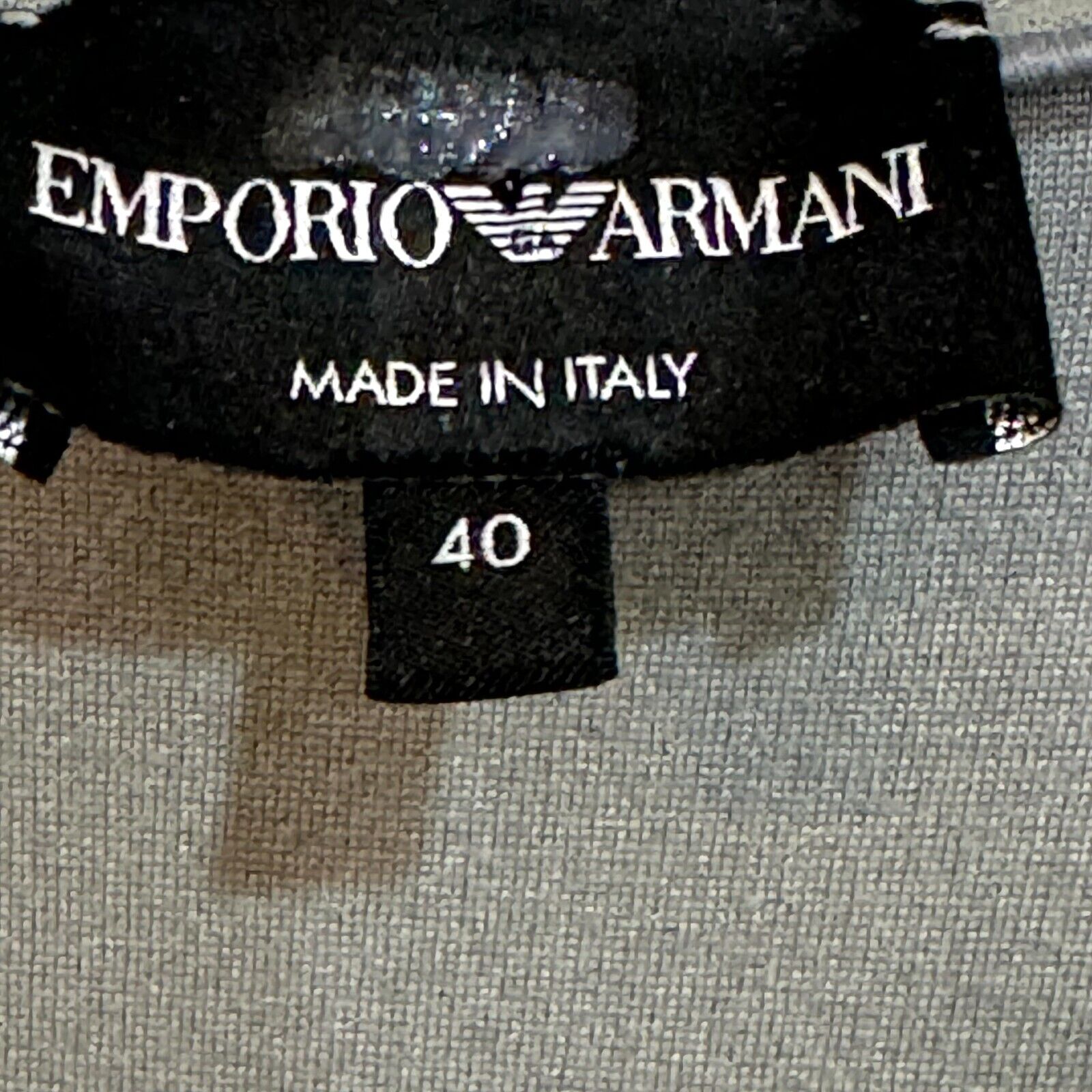 Emporio Armani Grey Cap Sleeve Jersey Dress Approx US Size 4 (40)