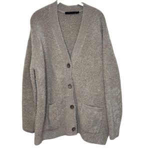 Jenni Kayne Boucle Cocoon Cardigan Size Small Taupe Alpaca Wool $395