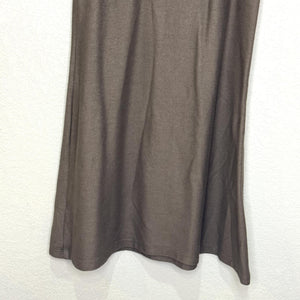 Vtg Dainty June Dress Size 12 Brown Puff Sleeve Ruffle Floral Bow Made USA