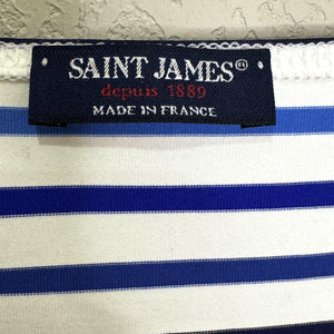 Saint James Shirt Womens Small Breton Stripe 3/4 Sleeve Boat Neck Made in France