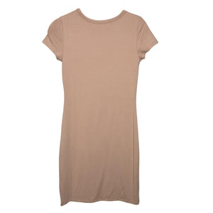 Wilfred Free Dress Womens Small Soft Pink Fitted T Shirt Mini Short Sleeve