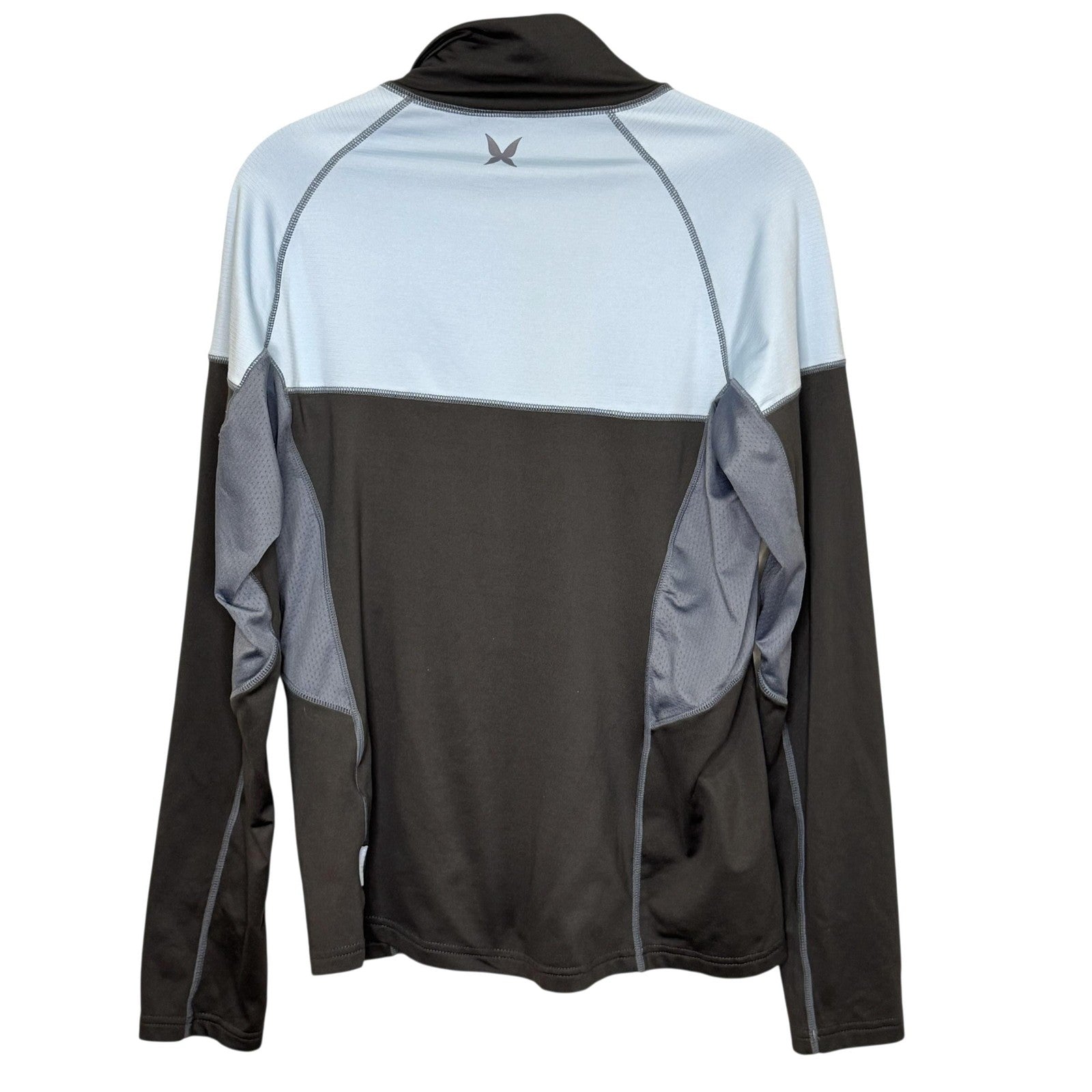 Kari Traa Jacket Womens Medium Light Blue Gray Full Zip Athletic Running 622174