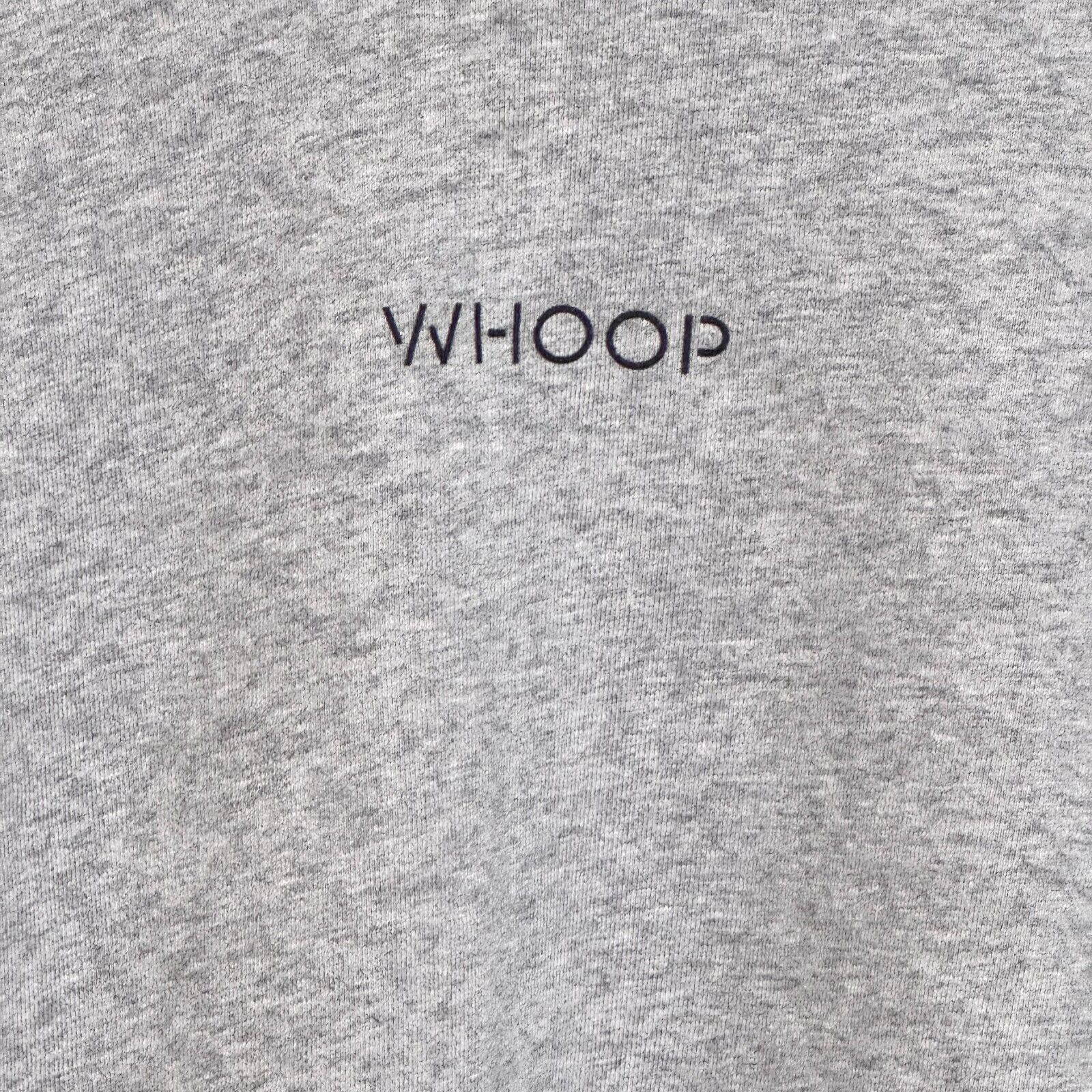 WHOOP Unisex Crewneck Sweatshirt Size Medium Grey Black Streetwear