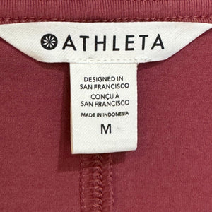 Athleta Berry Rose Effortless Tee Dress 613933 Size Medium