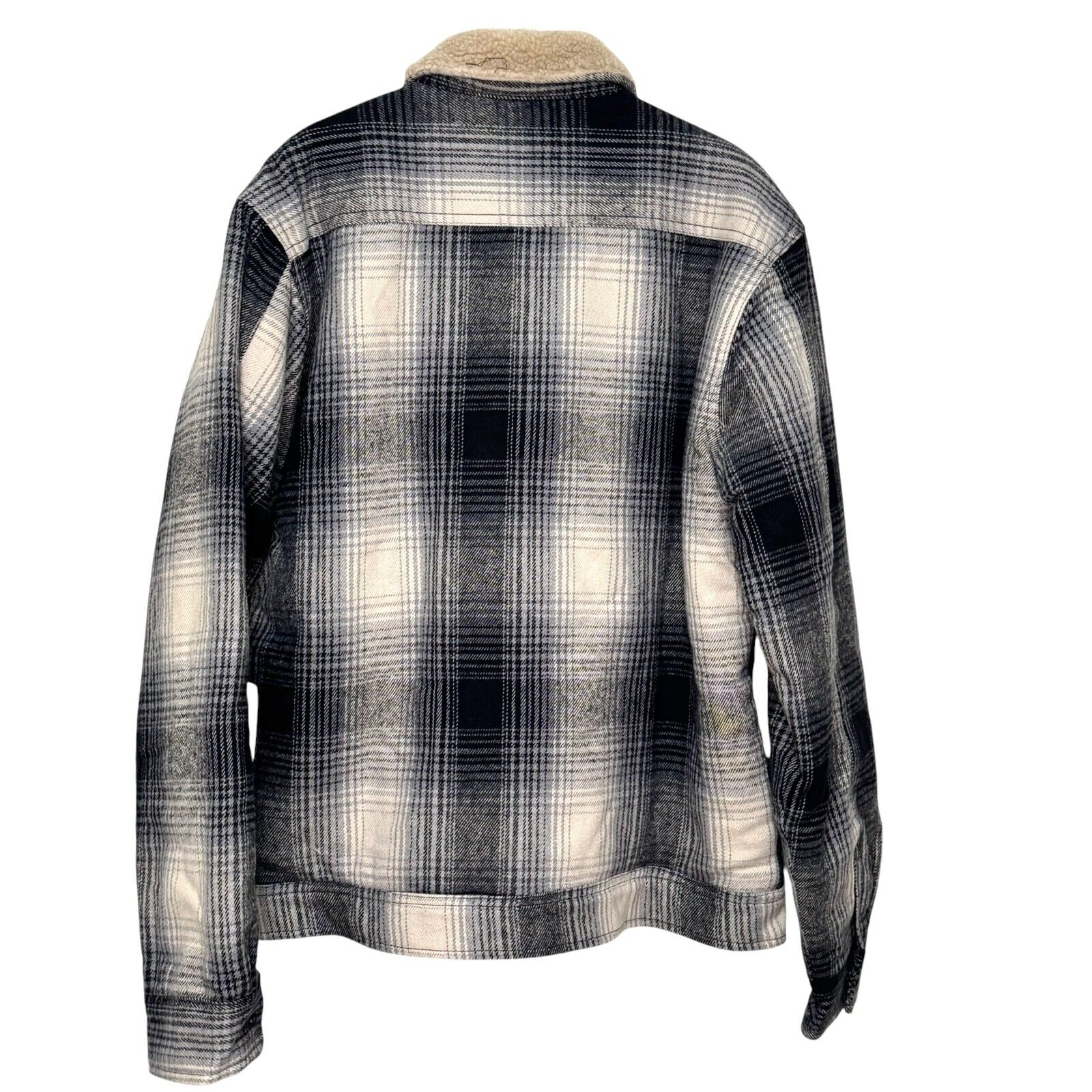 Billabong Mens Barlow Sherpa Lined Jacket Size Medium NEW Multicolor Plaid