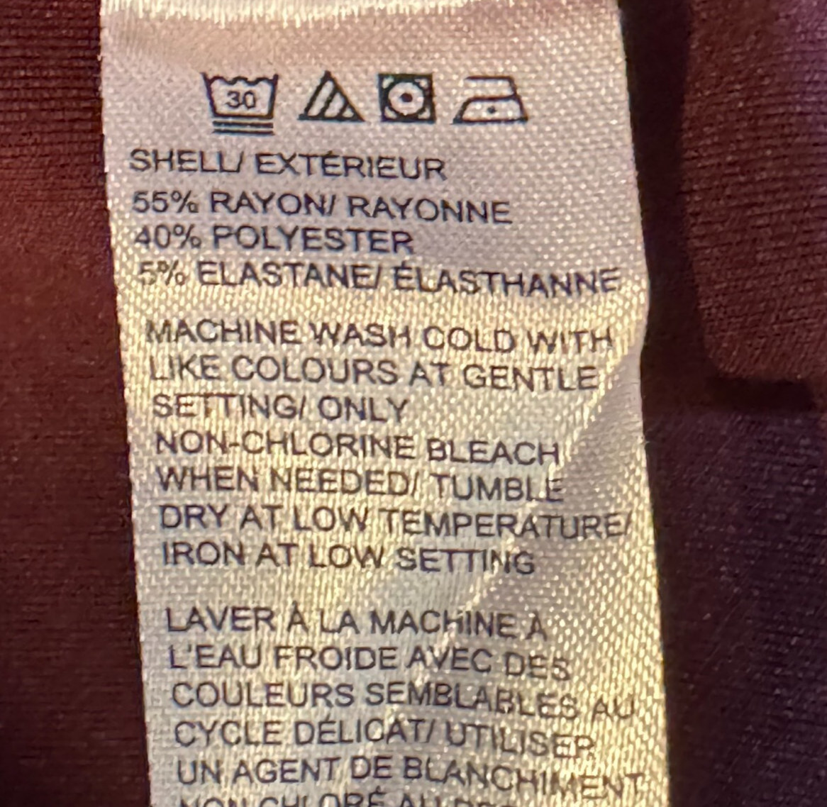 Saks Fifth Avenue Dress Size Small Burgundy Ruched Side Long Sleeve Bodycon Knit