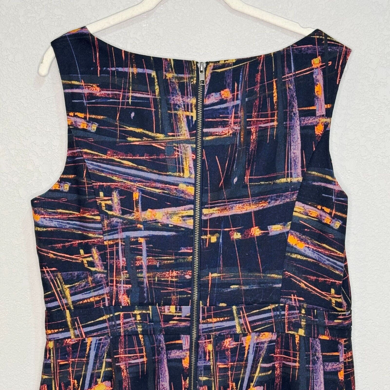 Anthropologie Tabitha Expressionist Abstract Sheath Dress Size 12