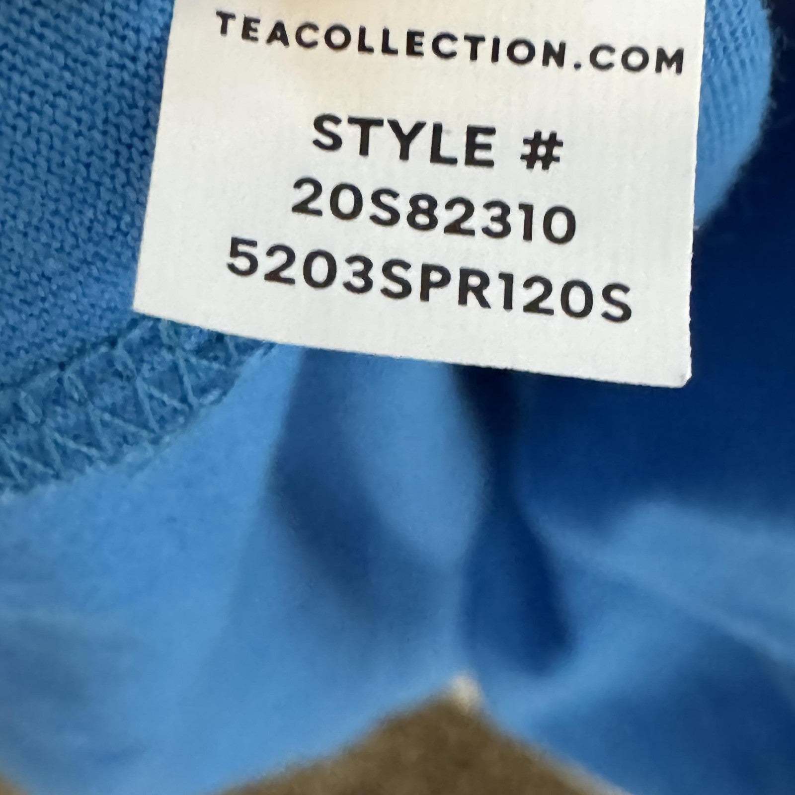 Tea Collection Dress Womens Medium Blue Pottery Floral High Low Mommy & Me