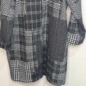 Urban Outfitters NEW Mens Black Plaid Coat Size Large $169