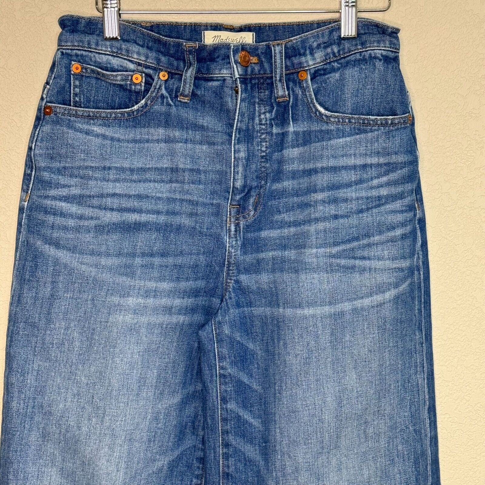 Madewell Wide-Leg Crop Jeans in Frida Wash Size 28