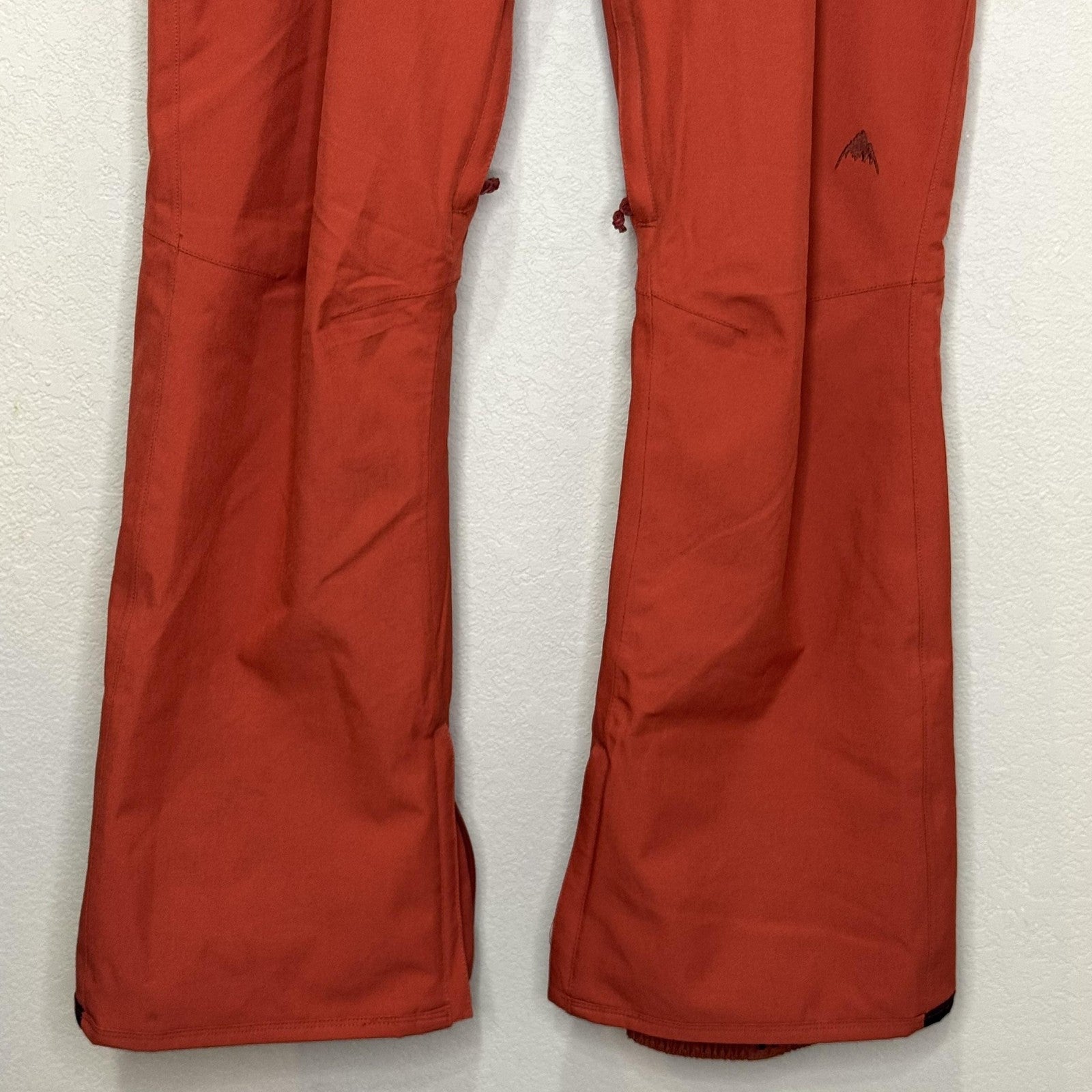 Burton Pants Womens Medium Orange Society Insulated Snowboard Ski Living Lining