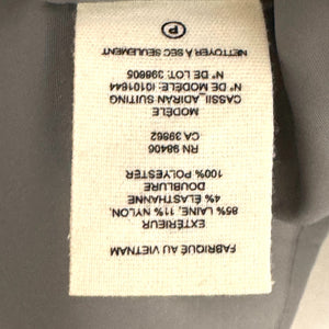 Theory Cassii Dress Size 6 Gray Melange Suiting Short Sleeve Wool Blend Career