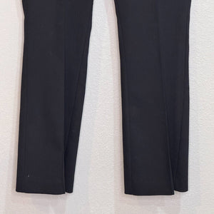 Mango NEW Black Flare Crop Trousers Pants Size 4