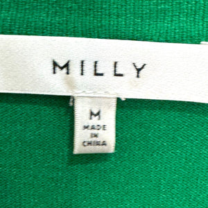 Milly Green Short Sleeve Sweater Size Medium