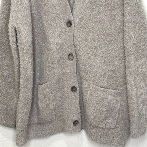 Jenni Kayne Boucle Cocoon Cardigan Size Small Taupe Alpaca Wool $395