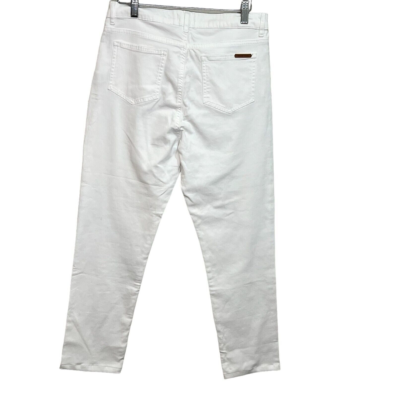 Gerard Darel Maya Cigarette Pants in White US Size 8 (FR 40) NEW $235