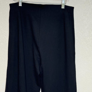 ME+EM NEW Black Simplicity Ponte Kick Flare Pants Size 10 $245