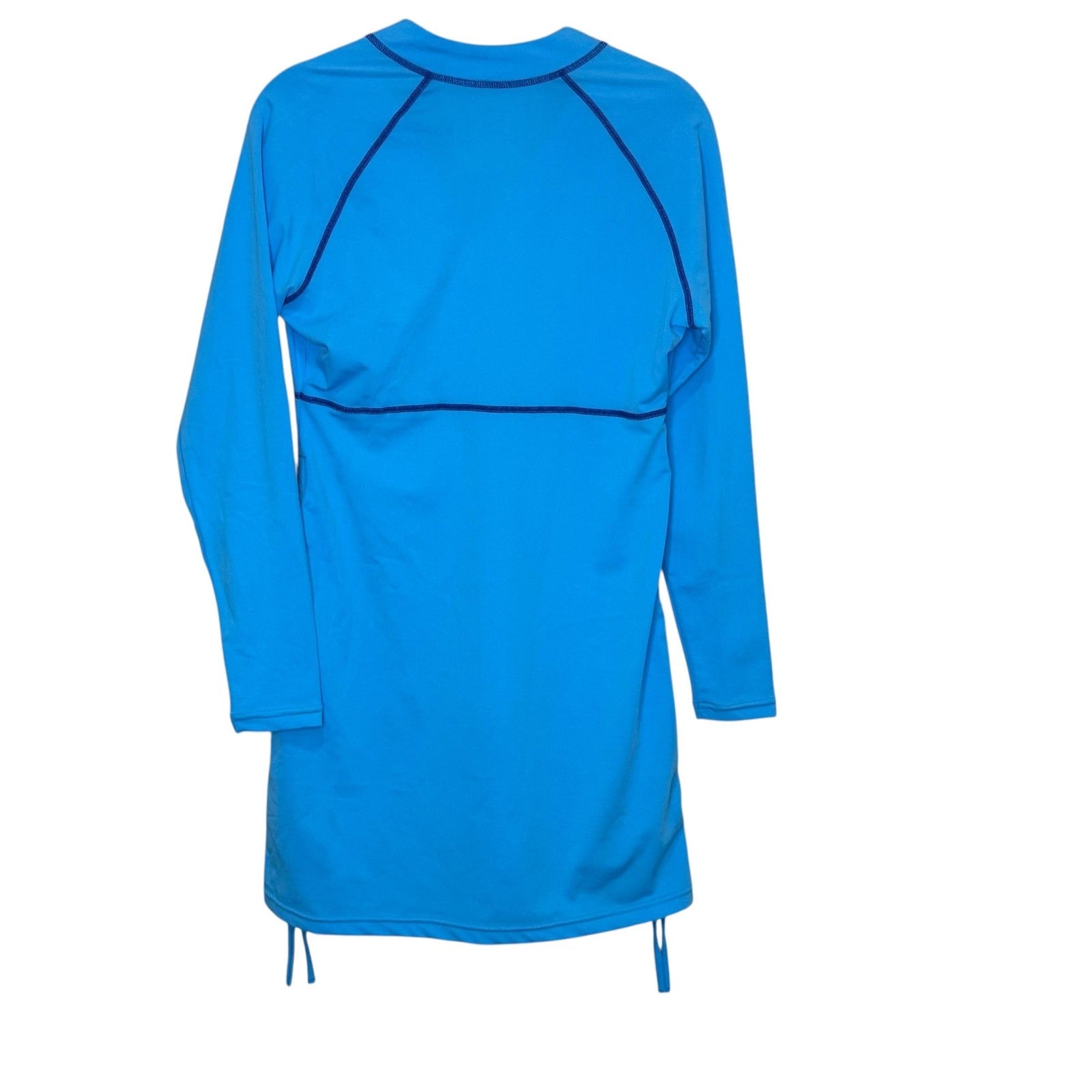 Coolibar Swim Shirt Womens Small Blue UPF 50 Rash Guard Cover Up UV