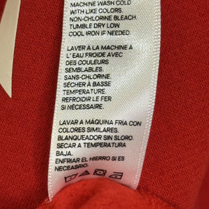 Good American Sweatshirt Womens Medium Red New York Graphic Crewneck Pullover