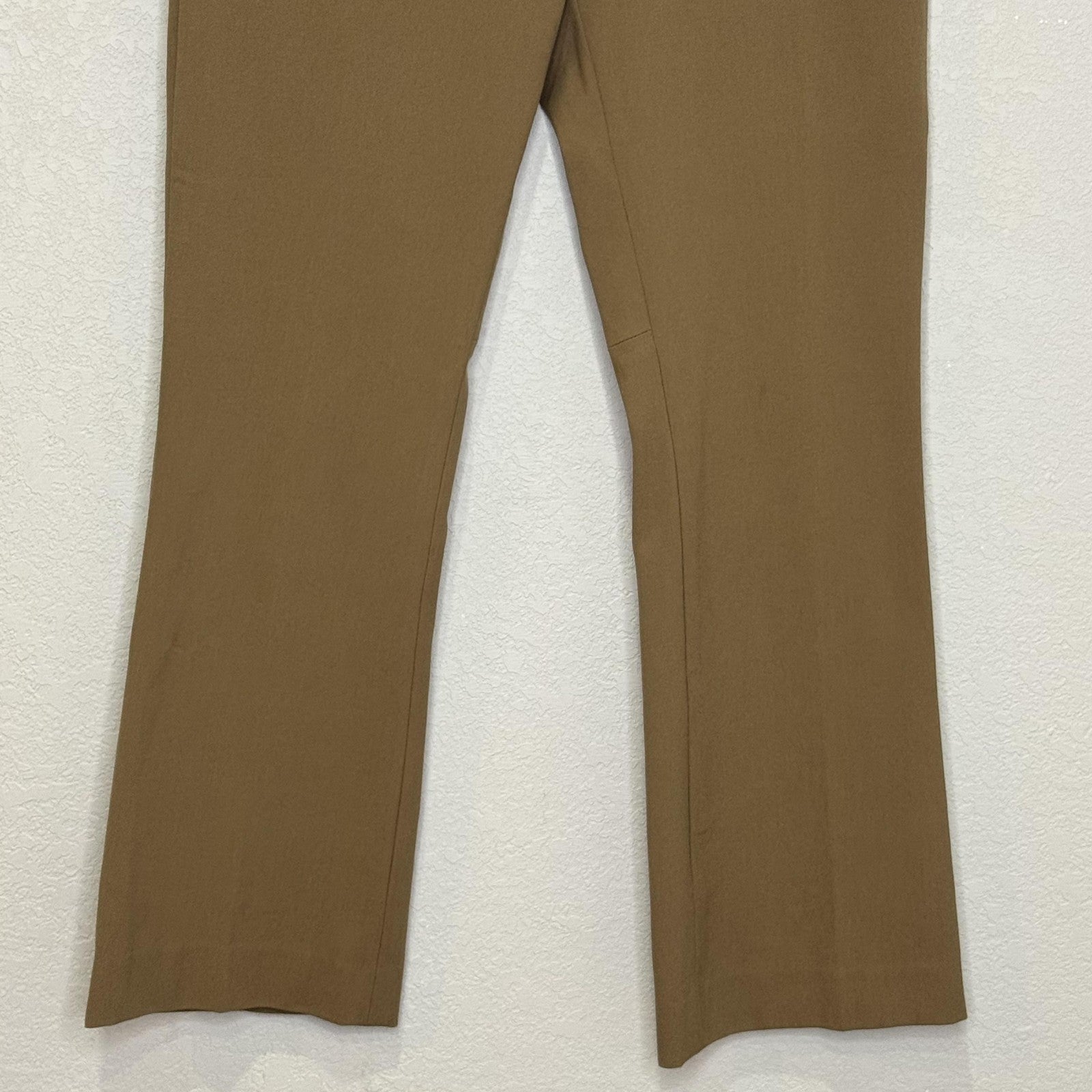 Theory Pants Womens 6 Brown Flare Trouser Dress Slacks Office Business Career