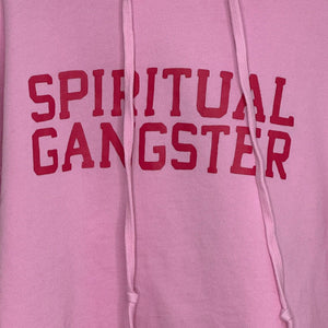 Spiritual Gangster Hoodie Size Medium Pink Logo Cropped