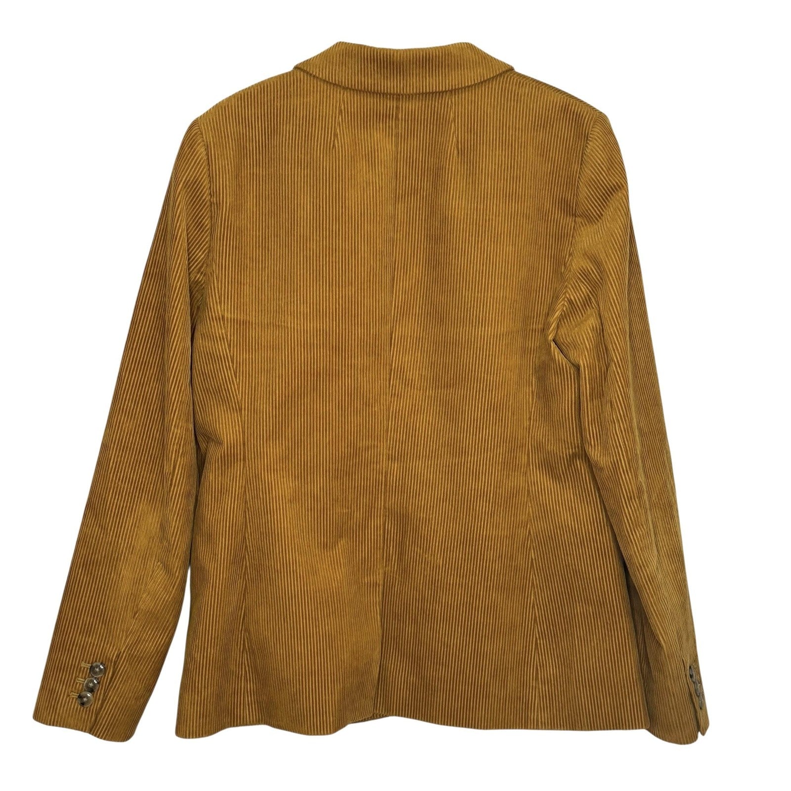 J Crew Blazer Womens 6 Brown Corduroy One Button Jacket Fall Office Style FA23