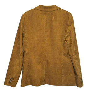 J Crew Blazer Womens 6 Brown Corduroy One Button Jacket Fall Office Style FA23