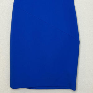 Diane von Furstenberg Dress Womens 6 Bevin Sheath Sleeveless Ruched Side Zip