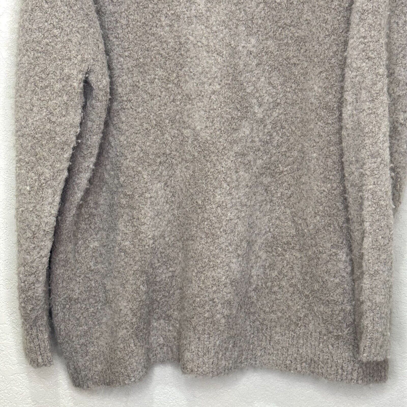 Jenni Kayne Boucle Cocoon Cardigan Size Small Taupe Alpaca Wool $395