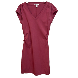 Athleta Berry Rose Effortless Tee Dress 613933 Size Medium