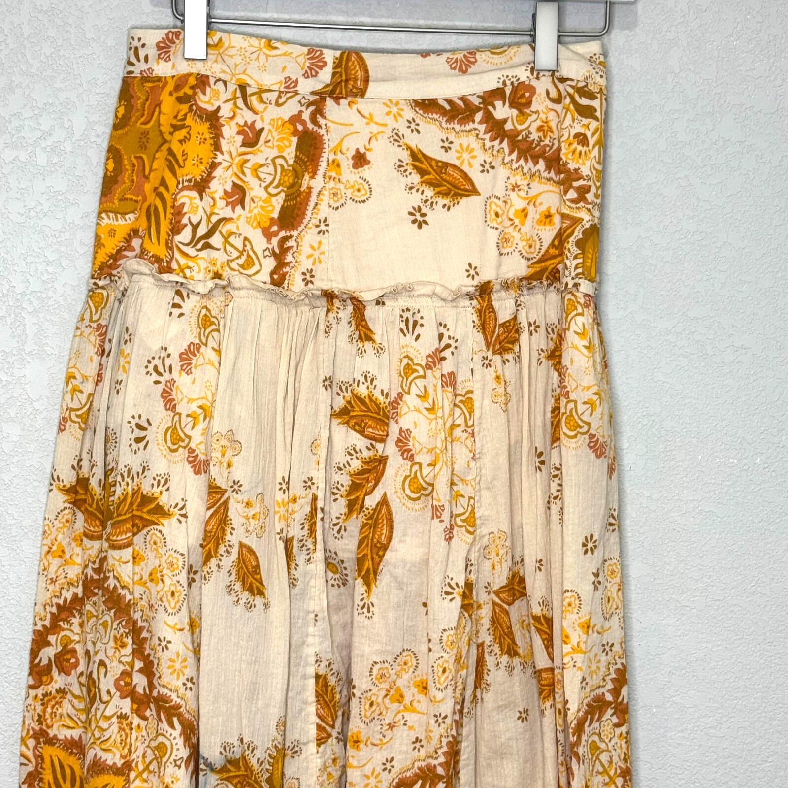 Free People Skirt Size 4 Farrah Drop Waist Maxi Boho