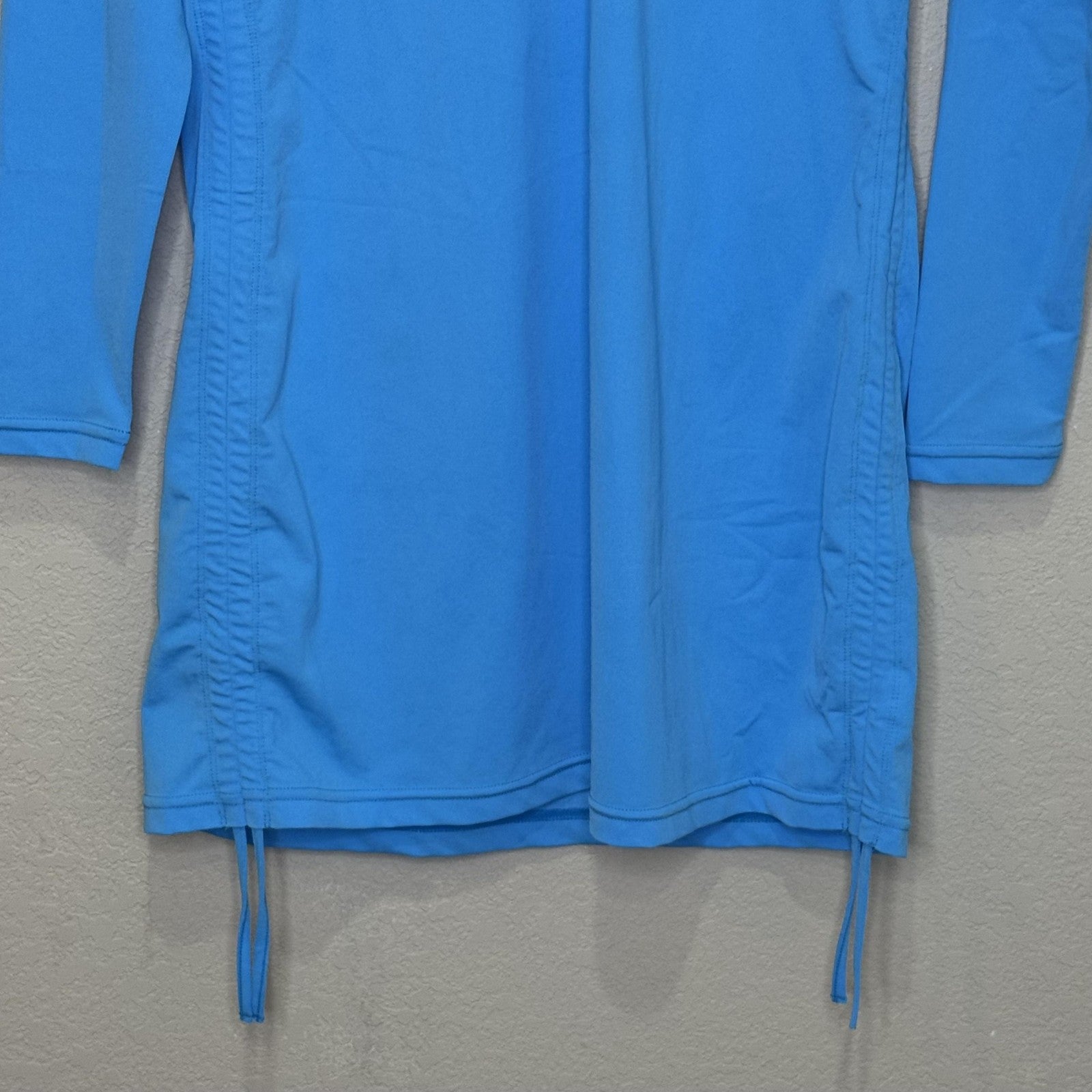 Coolibar Swim Shirt Womens Small Blue UPF 50 Rash Guard Cover Up UV