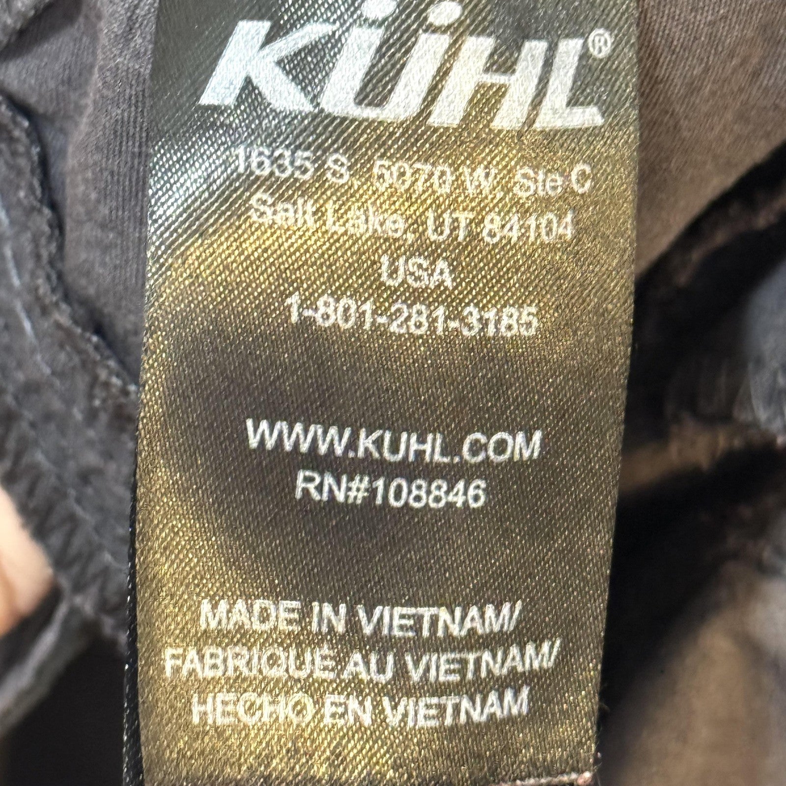 Kuhl Pants Womens 8 Regular Black Outdoor Hiking Stretch Articulated Knee Casual