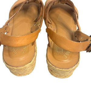 Kork-Ease Ande Natural Wedge Sandal K10002 CNL11 Size 6