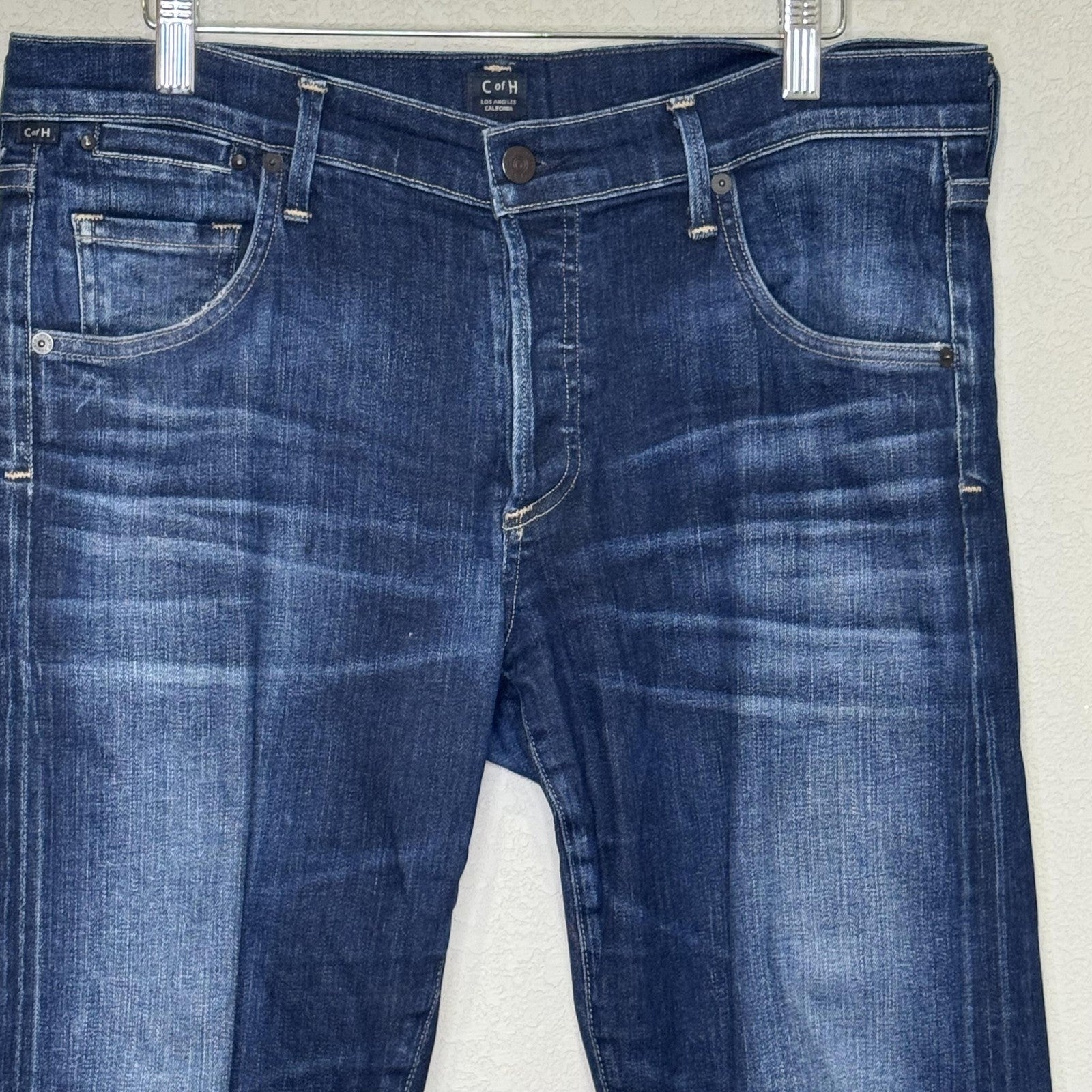 Citizens of Humanity Jeans Womens 29 Emerson Slim Boyfriend Distressed Denim Pan