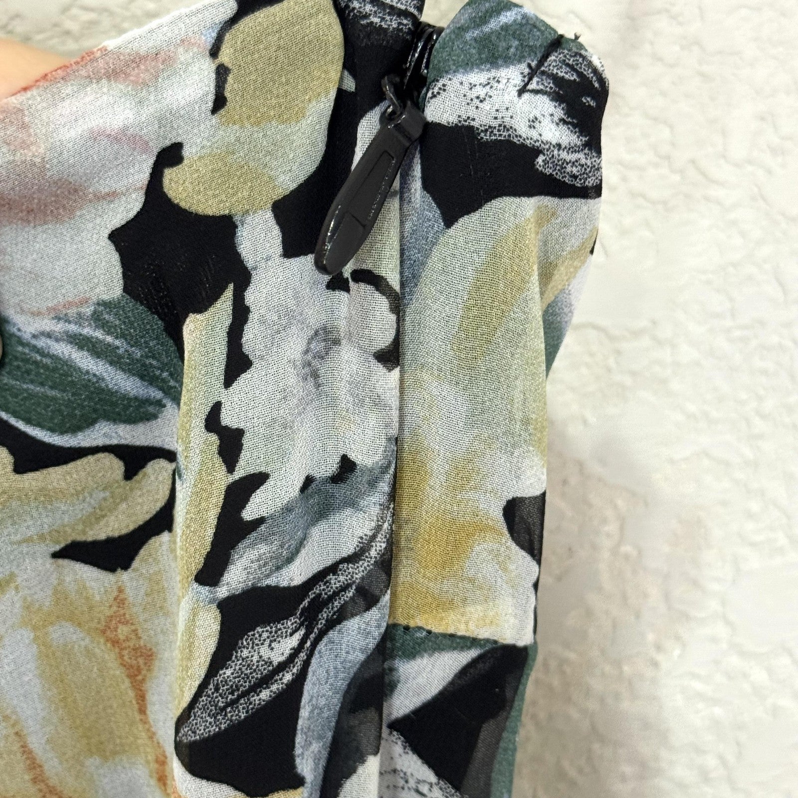 Petal + Pup Dress Womens 8 AU 12 Floral Ruffle Maxi Tiered Spaghetti Strap