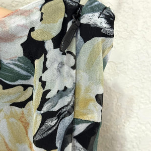 Petal + Pup Dress Womens 8 AU 12 Floral Ruffle Maxi Tiered Spaghetti Strap