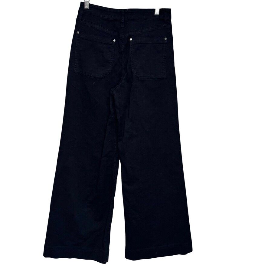 Anthropologie Maeve Wide Leg Jeans Size 27 Black $130