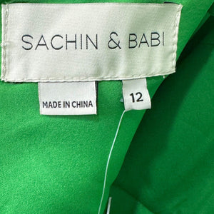 Sachin & Babi NWT Kelly Green Audra Dress Size 12 $695