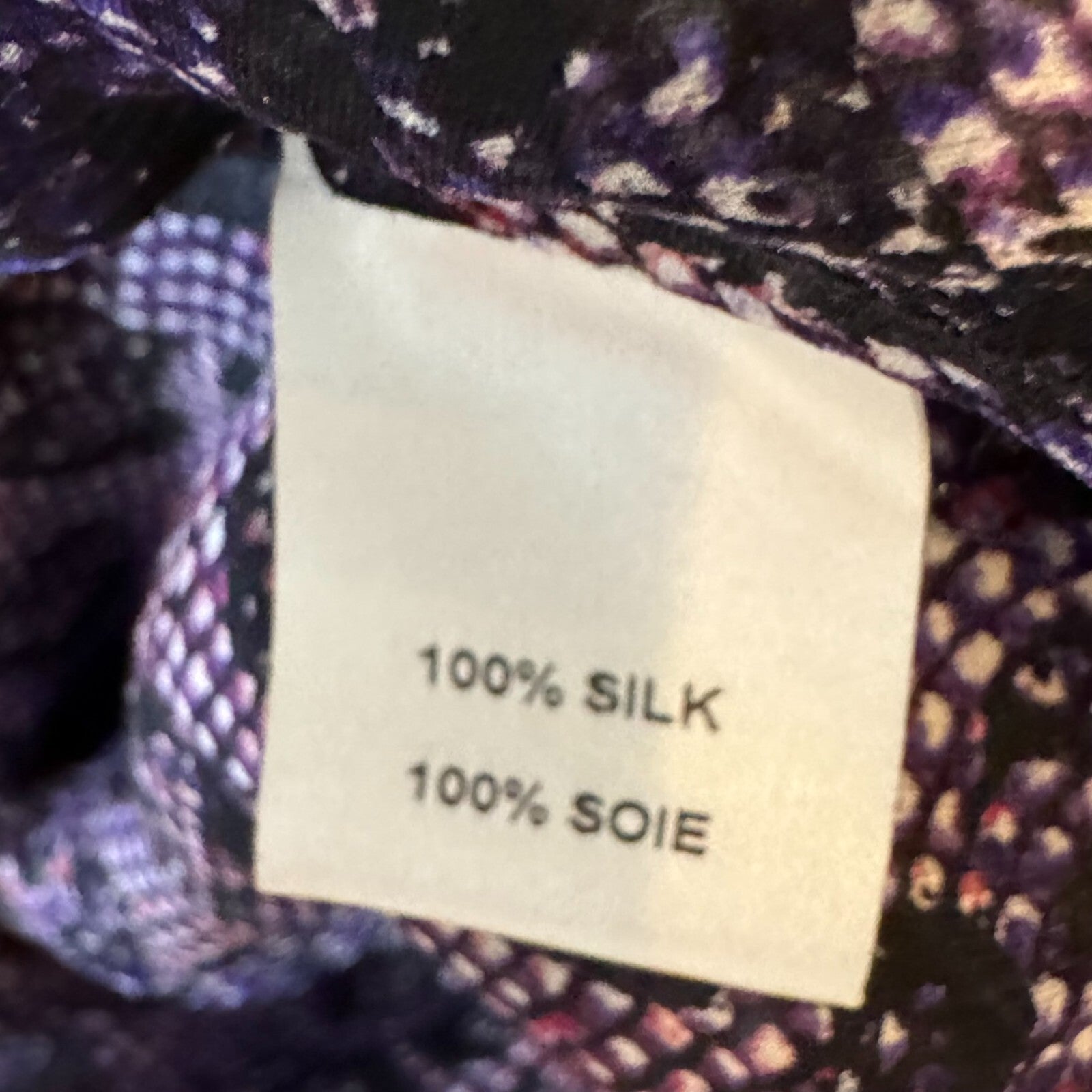 Adam Lippes Dress Size 10 NEW Silk Purple Animal Print Tiered Midi $475