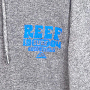 Reef Mens Hoodie Sweatshirt Size XXL Steel Grey / Blue Essentials