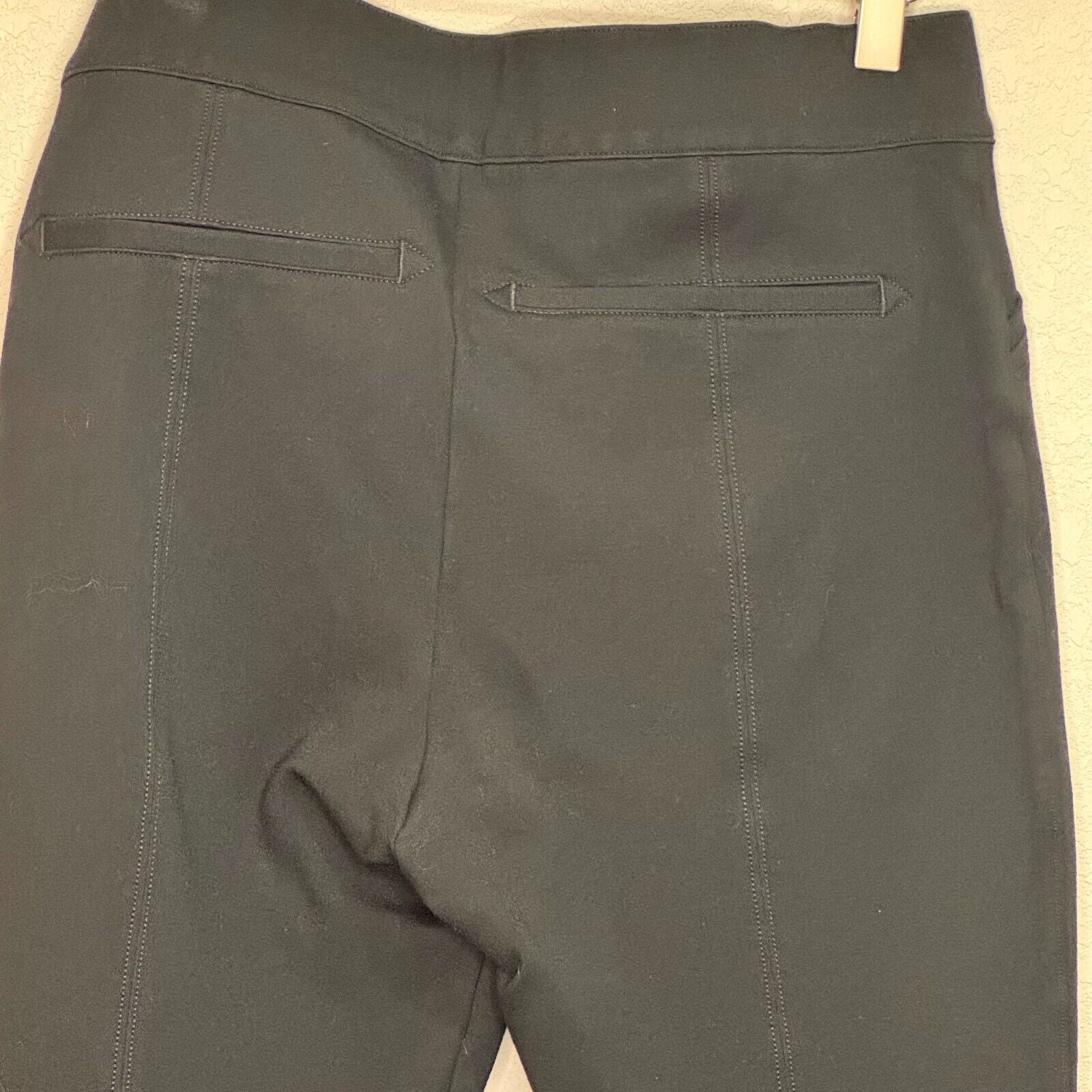 Spanx Perfect Black Pants Size Large Petite Back Seam Skinny Pants - 20251Q