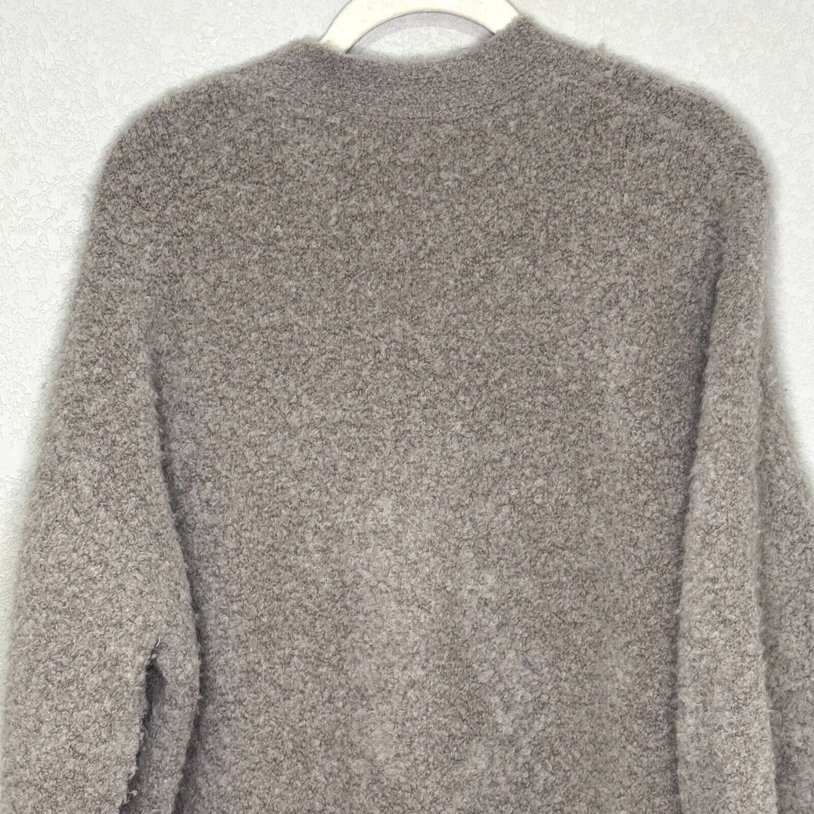 Jenni Kayne Boucle Cocoon Cardigan Size Small Taupe Alpaca Wool $395