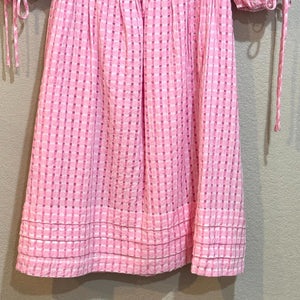 Hyacinth House by Tuckernuck Pink Gingham Leyton Mini Dress Size Medium