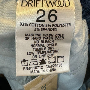 Driftwood NEW Kelly Harvest Bootcut Embroidered Floral Jeans Sundance Size 26Kel