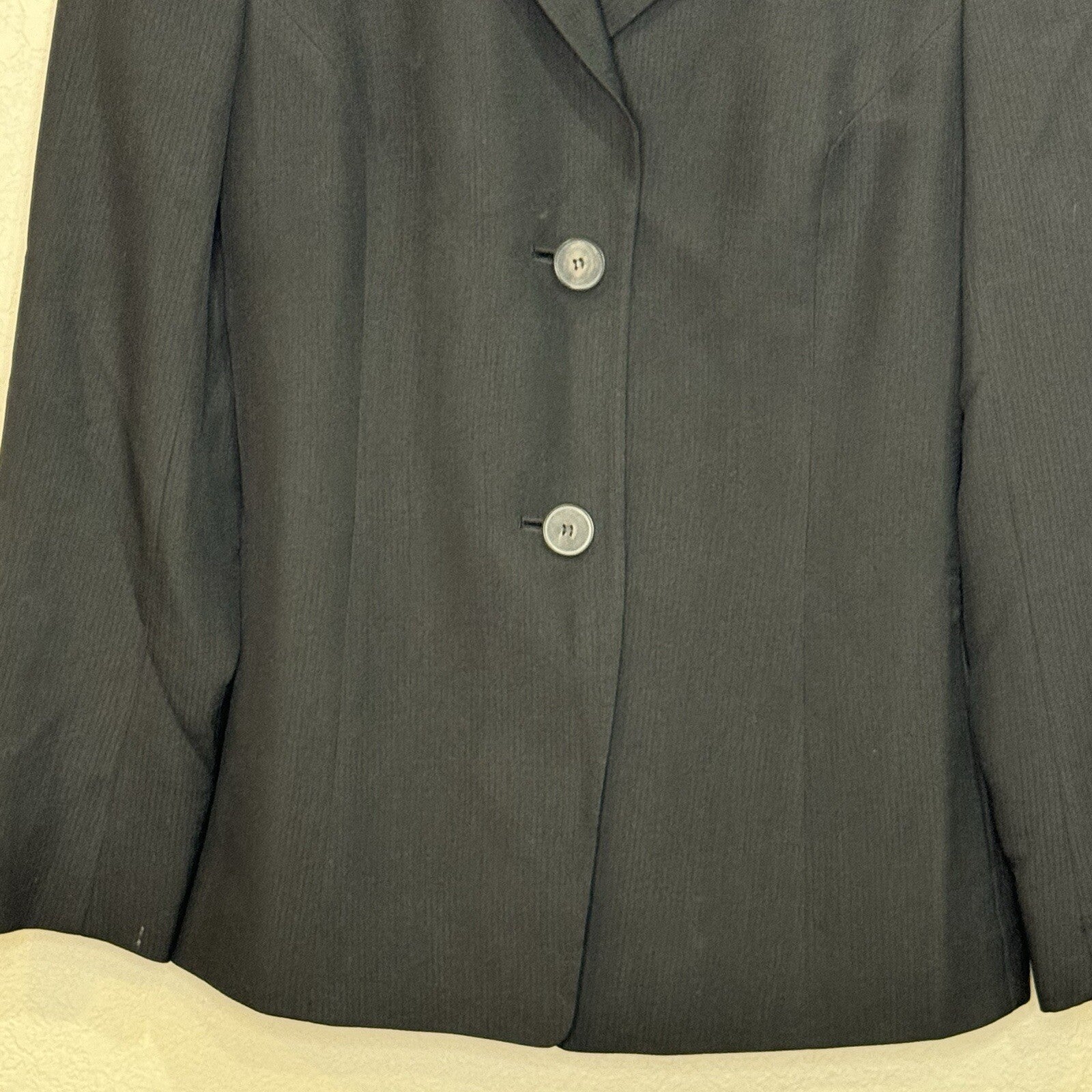 Akris x Bergdorf Goodman Blazer Jacket Size 6 Silk Black